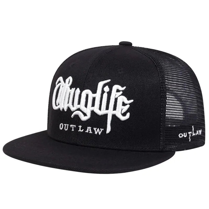 Fashion Fastball CAP Thuglife Embroidery Hip Hop Baseball Cap Snapback Cap
