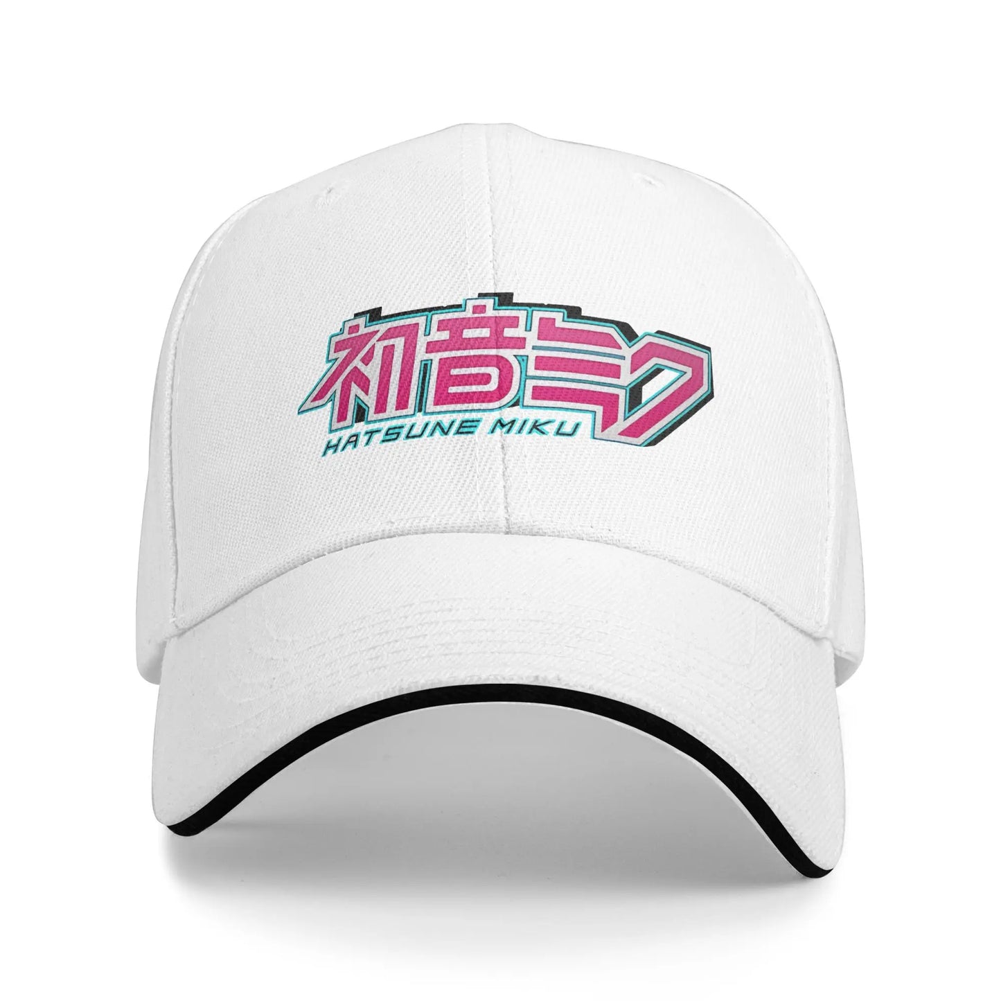 Hatsune Miku Logo Outfit Baseball Caps