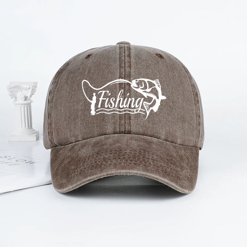 Classic Fishing Quote Baseball Cap