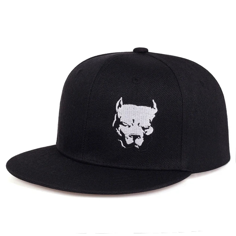 Unisex Dog Head Embroidery Embroidery Hip-hop Hats