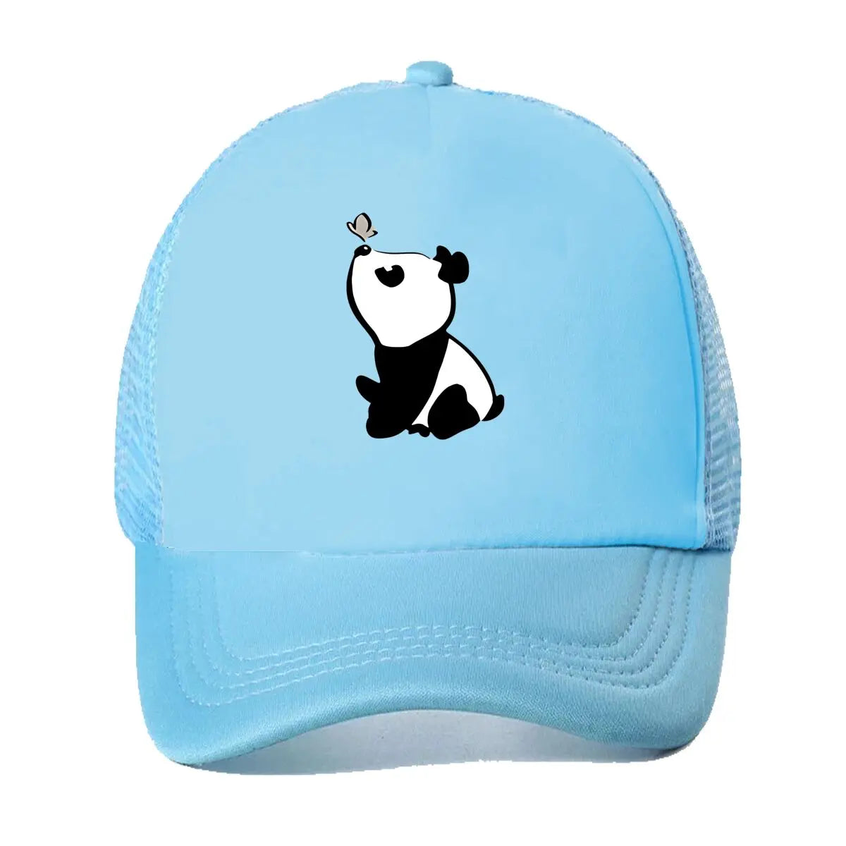 Cute Panda Print with Cute Panda & Heart Baseball Cap