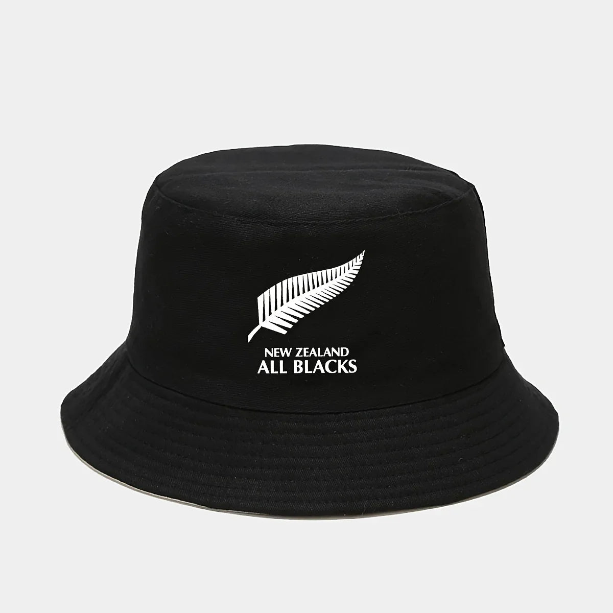 All Blacks Printed Bucket Hat Breathable Sun Hat