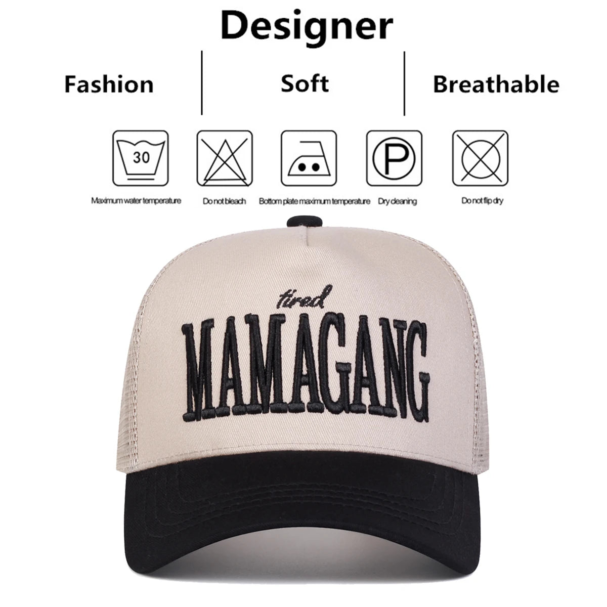 Unisex Letter Embroidery Baseball Net Caps