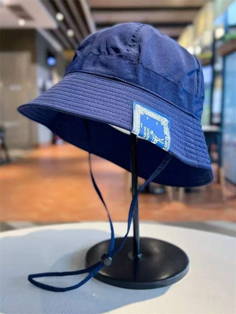 2025 Unisex Summer Cotton Bucket Hat Men Outdoor Fashion Cloth Label