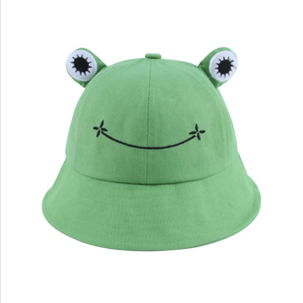 Froggy Bucket Hat Cap Cute Outdoor Sun Hat