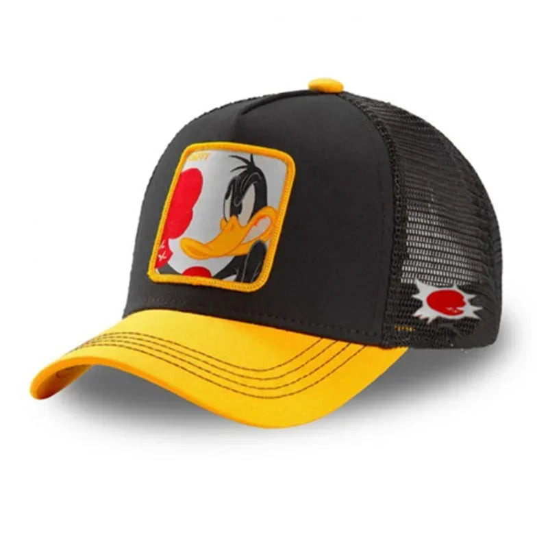 2New High Quality Brand Anime Cartoon Snapback Cotton Baseball Cap Men Women
