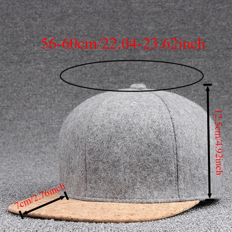 Winter Top Quality Flat Brim Hip Hop Snapback Caps