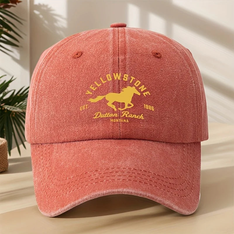 Yellowstone Horse Print Baseball Cap
