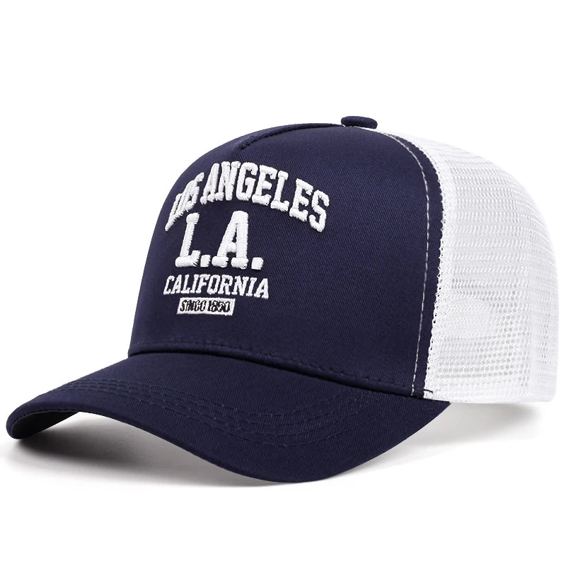 LOS ANGELES Embroidered Baseball Caps Men Women Outdoor Sports Event Cap America