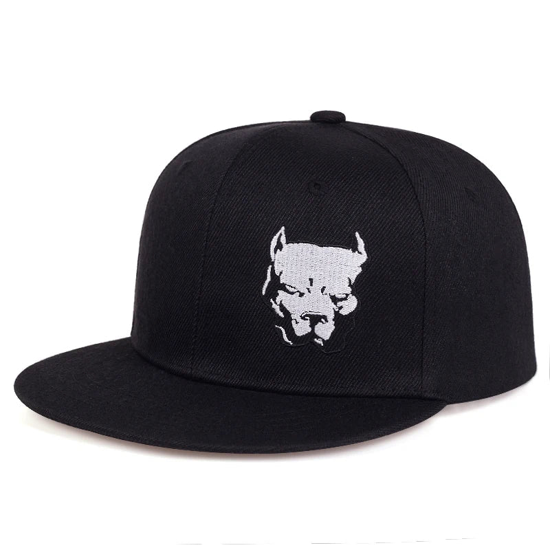 Unisex Dog Head Embroidery Embroidery Hip-hop Hats