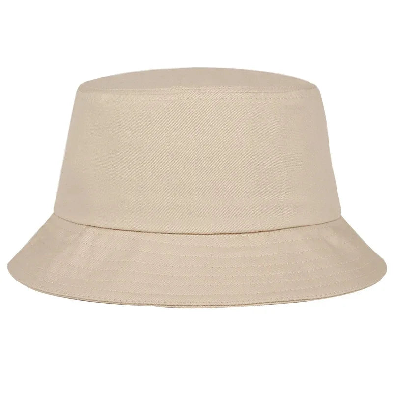 Unisex Solid Color Light Plate Personality Bucket Hats