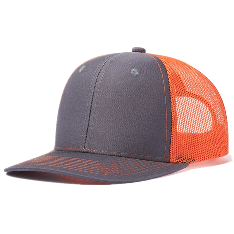 Hot Sale Unisex Cap Slight Curved Brim Style Trucker Hat Men & Women
