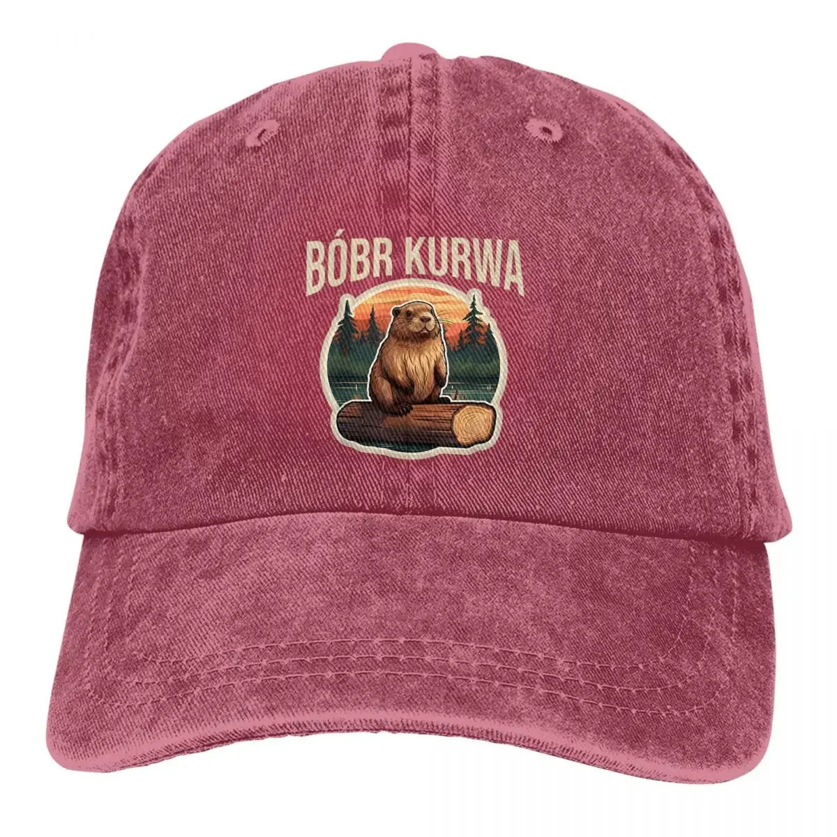 Bobr Kurwa Bober Beaver Bobr Baseball Cap Vintage Baseball Hats Men