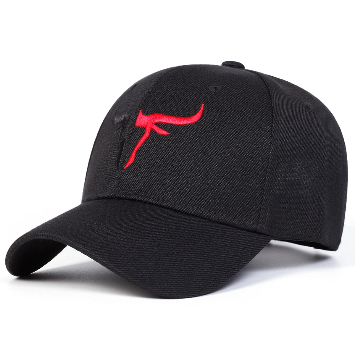 Unisex Personalized Bull Head Embroidery Baseball Caps