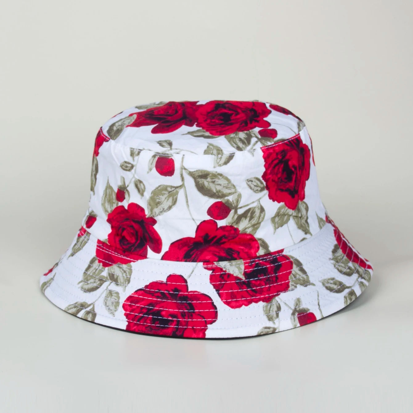 Vintage Rose Fisherman Hat Fashion Art