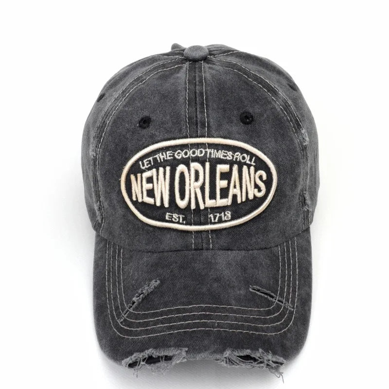 Unisex Washed Cotton Baseball Cap