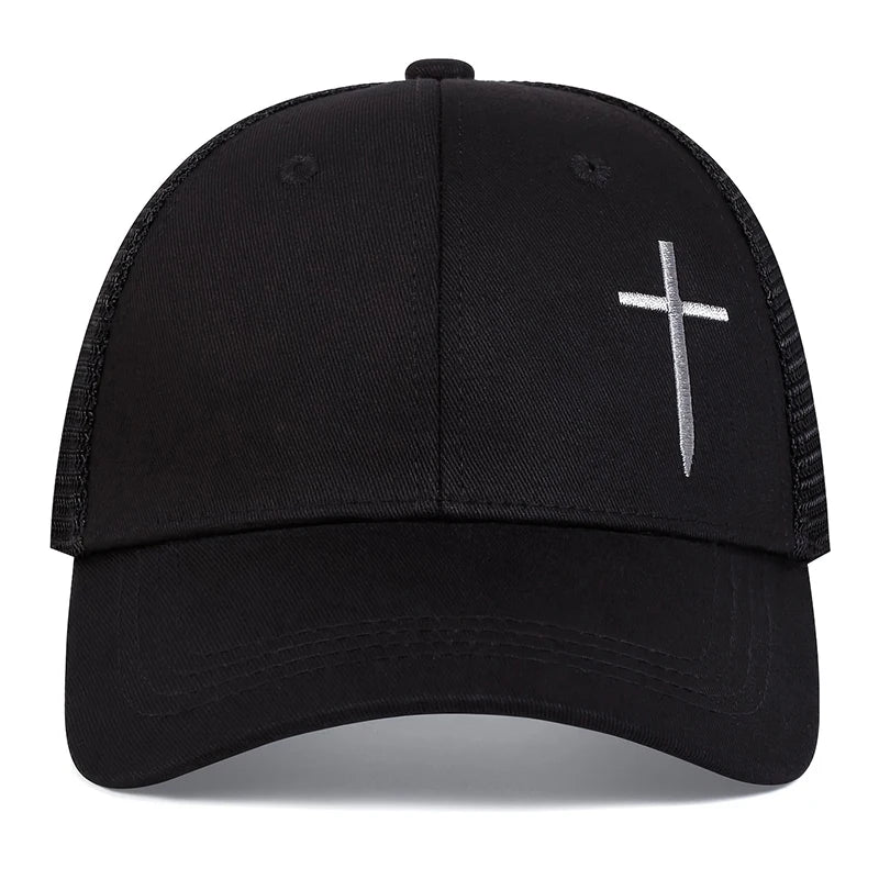 Fashion Hip Hop Baseball Mesh Cap Cross