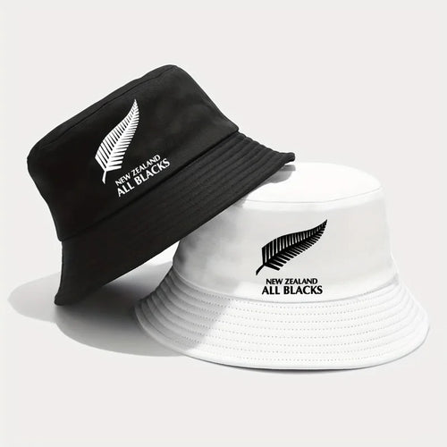 All Blacks Printed Bucket Hat Breathable Sun Hat