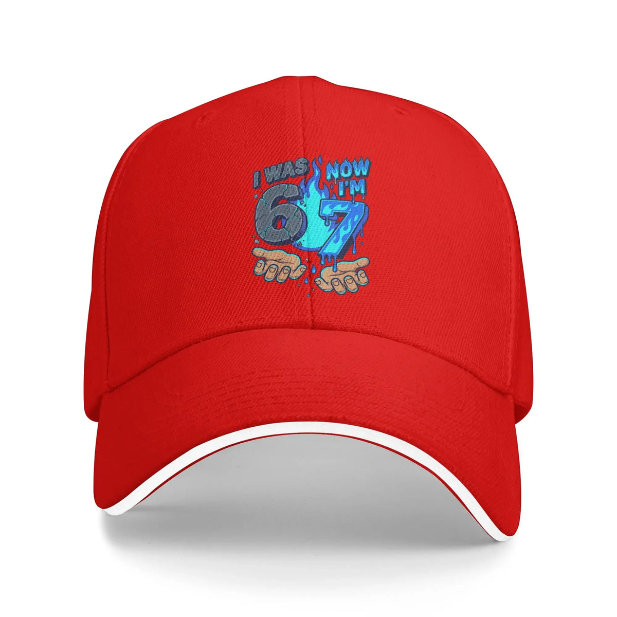 I was 6 Now I'm 7 7th Birthday 6 7 Baseball Cap