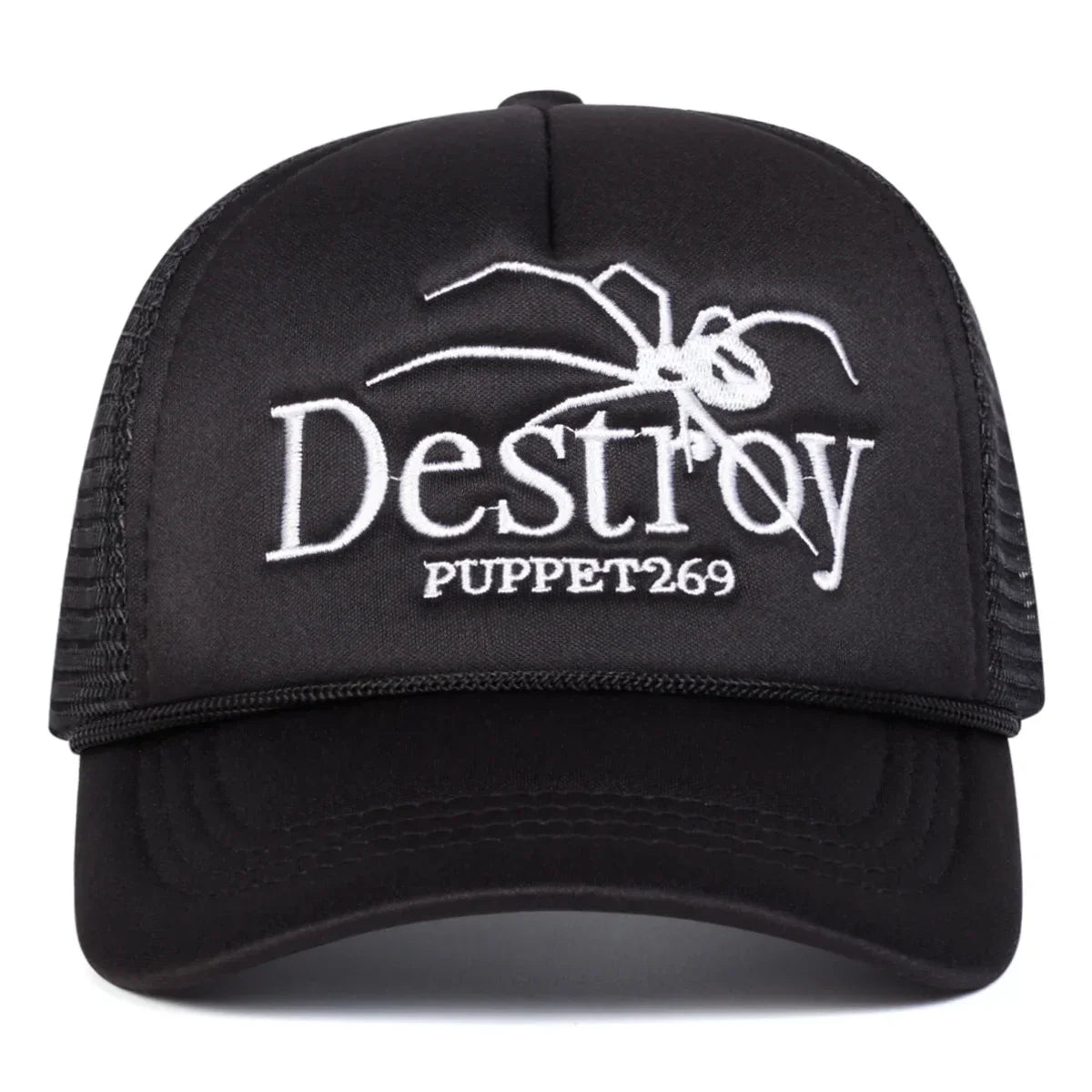 Unisex DESROY Spider Embroidery Baseball Net Caps