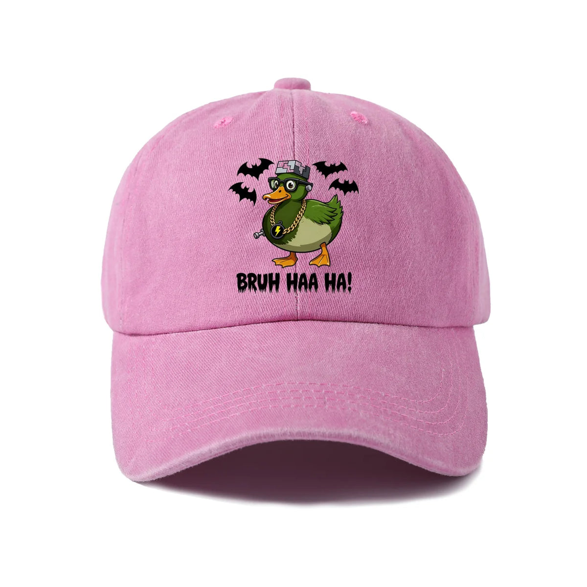Bruh Haa Haa Duck Baseball Cap