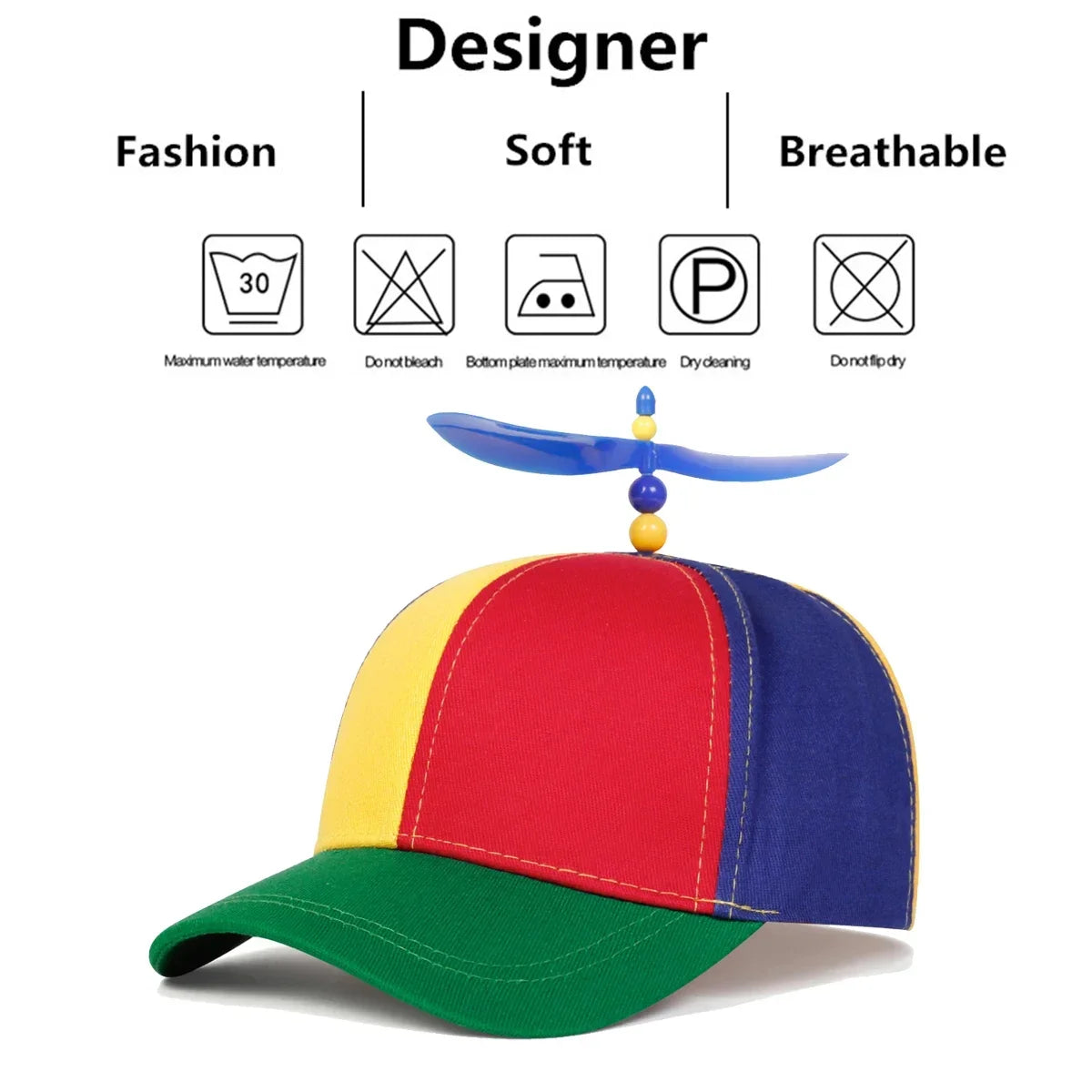 Children Personalized Propeller Baseball Caps