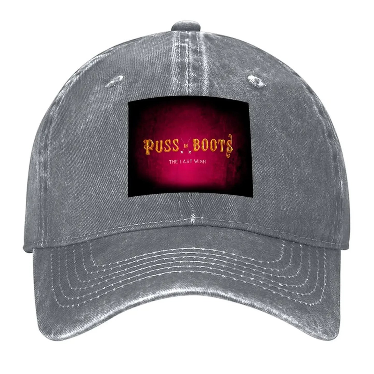 New Puss in Boots The Last Wish Movie logo Baseball Cap