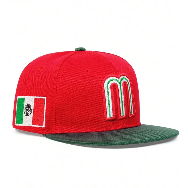 Unisex Simple Letter M Embroidery Hip-hop Hats Snapback Caps Baseball Caps