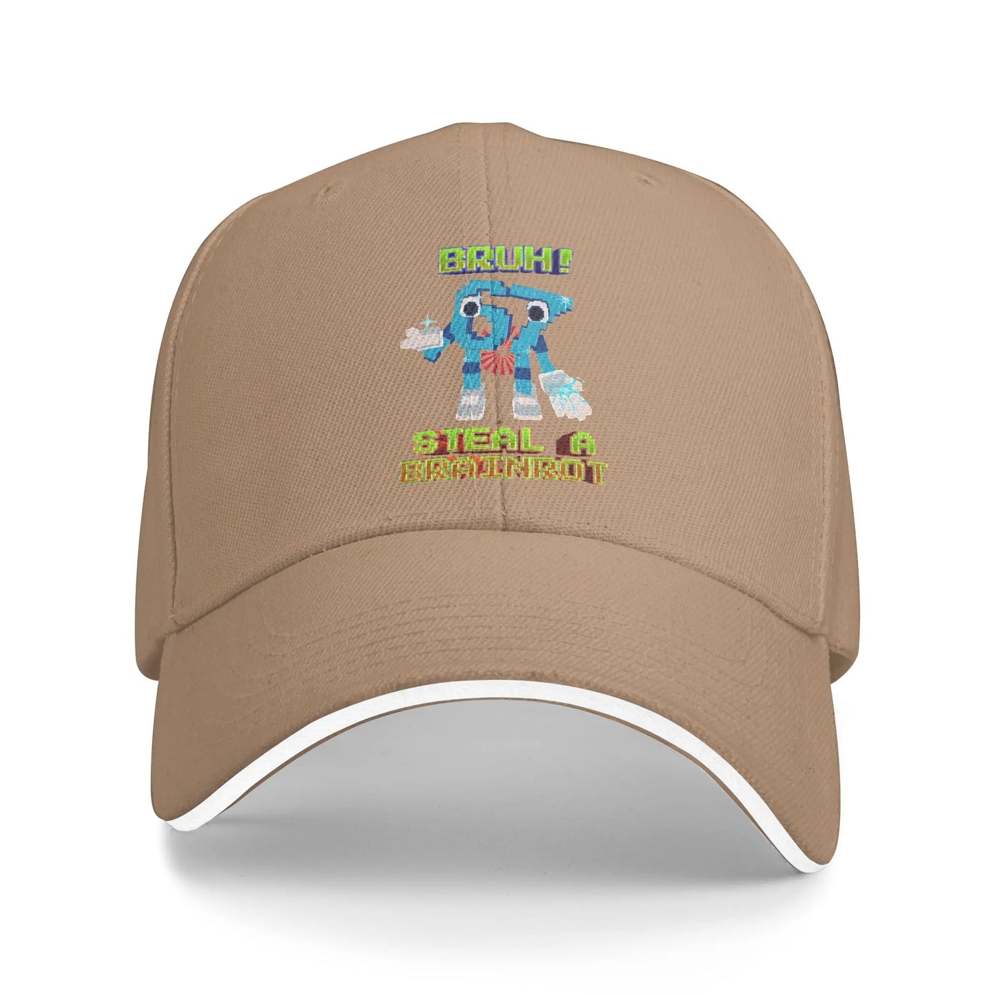 Men Women Bruh 67 Six Seven 6-7 Funny Brainrot Meme Hat Baseball Cap