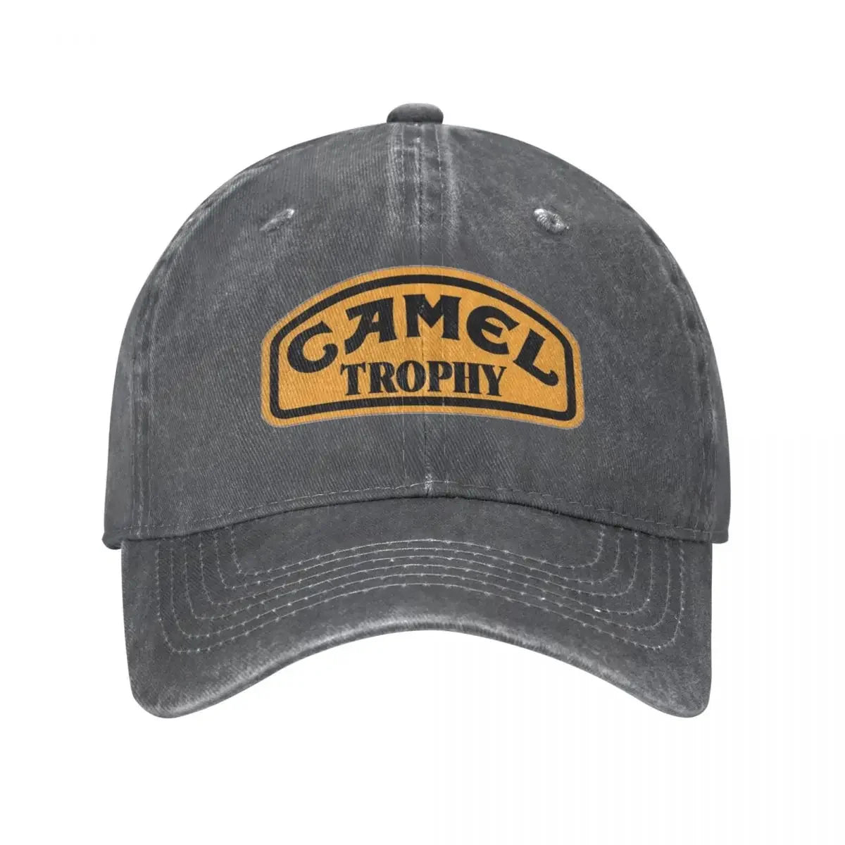 Camel Trophy Classic Logo Baseball Cap Vintage Distressed Denim