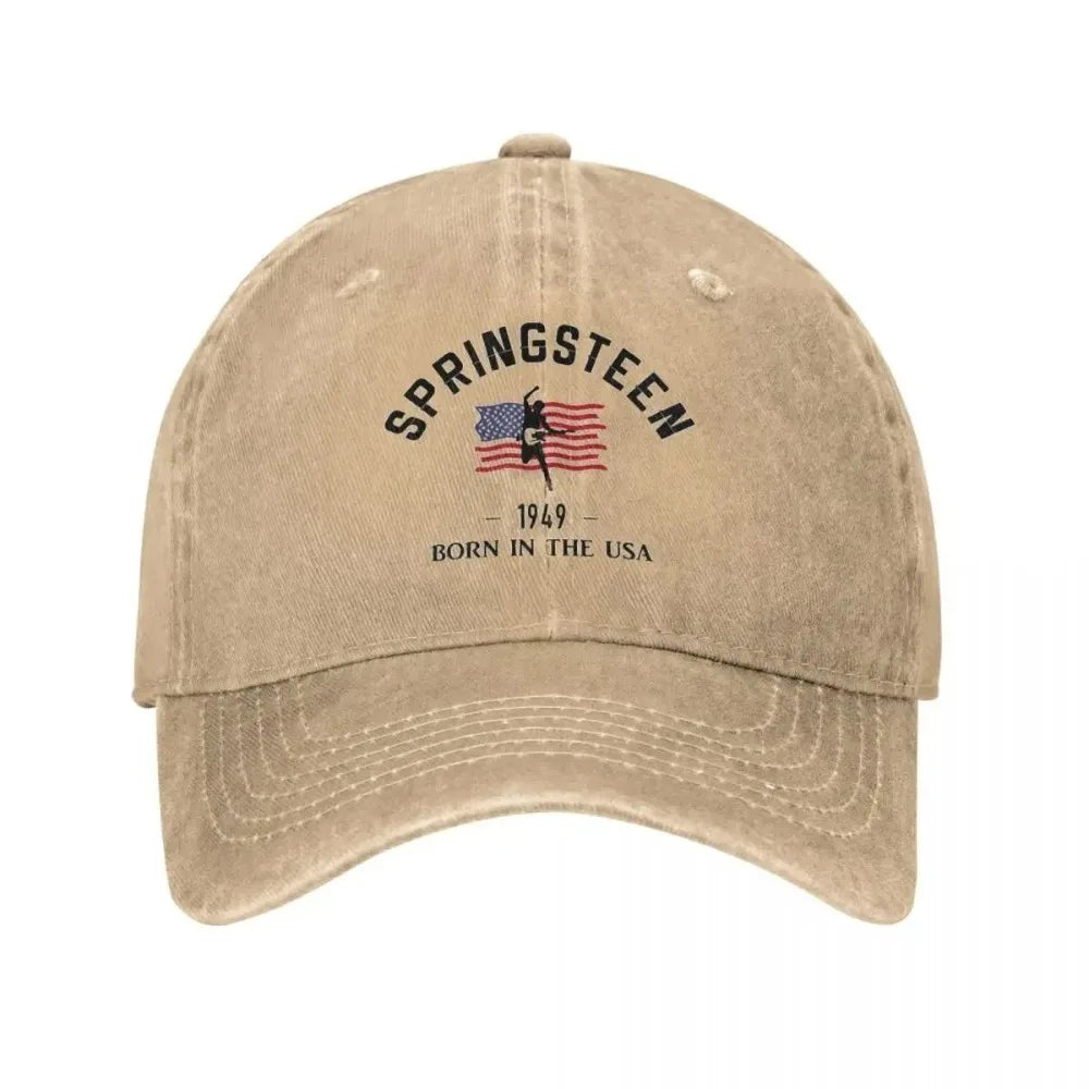 Vintage Bruce USA Springsteen Baseball Caps