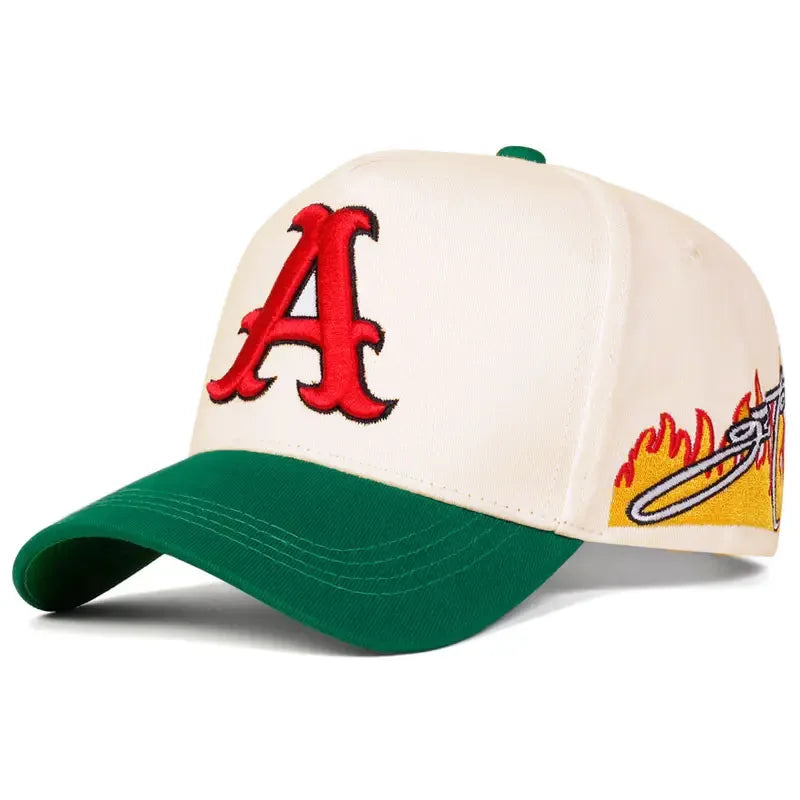 2025 Simple Fashionable New Baseball Hat A Letter Embroidered Street HipHop Hat