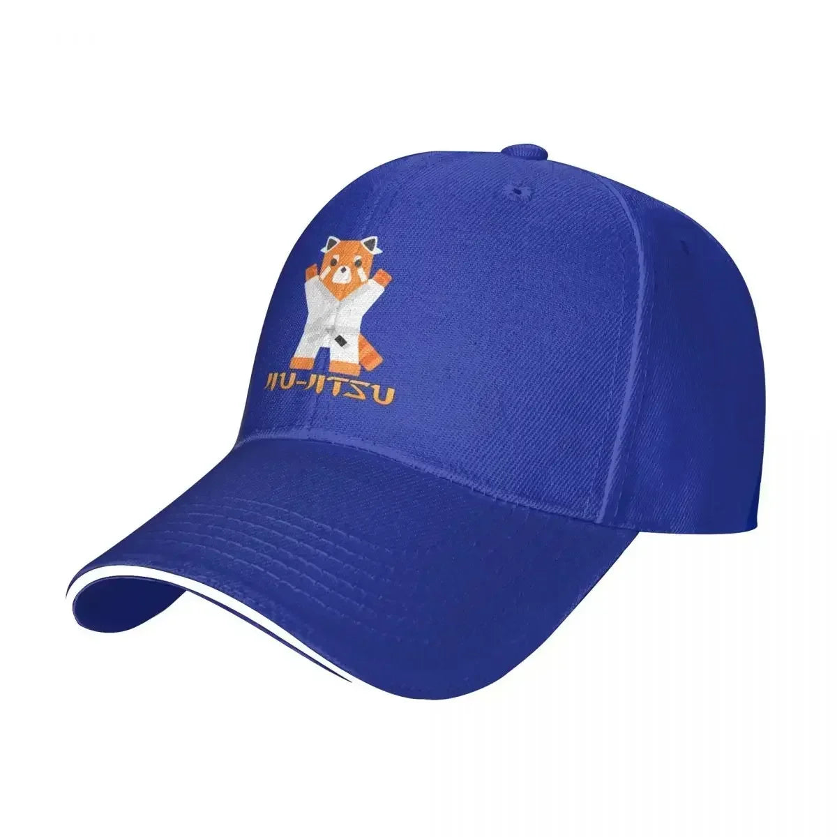 Jiu Jitsu Red Cat White Belt Baseball Cap