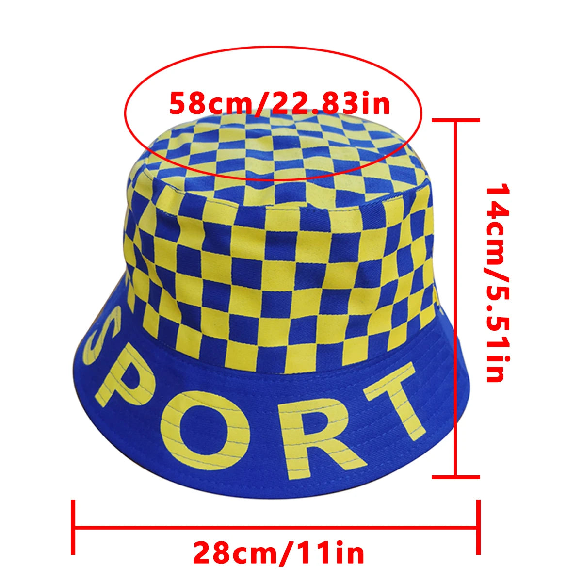 1 Piece Men's Outdoor Sports Sun Protection Fisherman's Hat, Plaid Bucket Hat