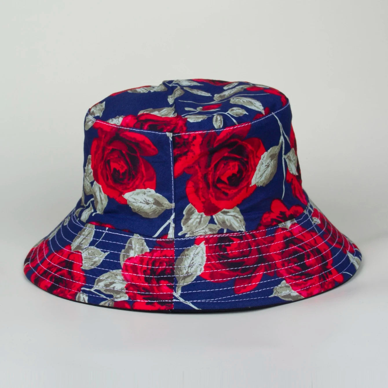 Vintage Rose Fisherman Hat Fashion Art