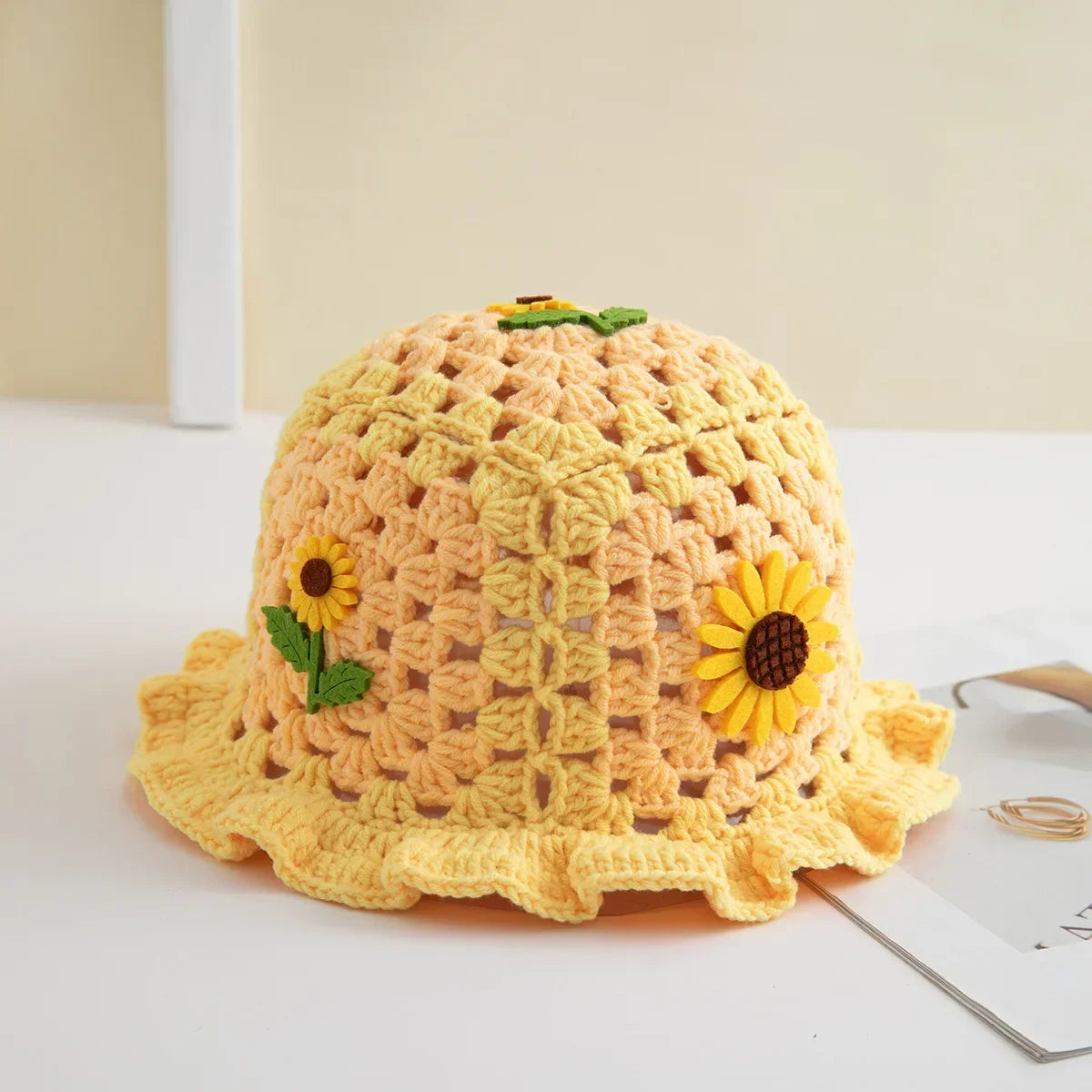 Bohemian Women's Hand-Crocheted Fisherman Hat