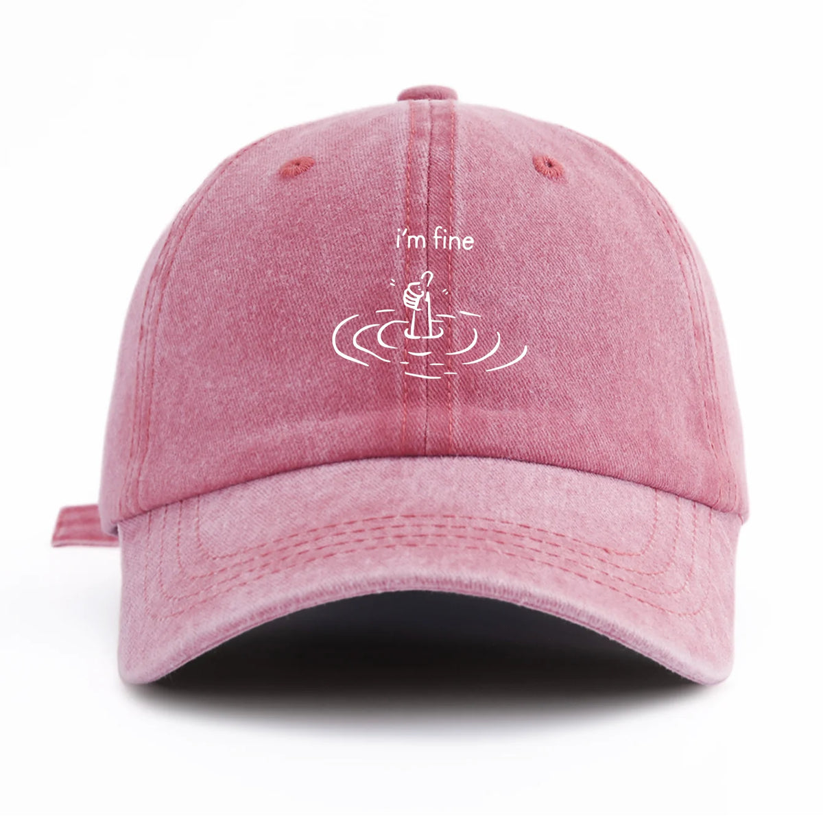 I'm Fine Sinking Hand Baseball Cap