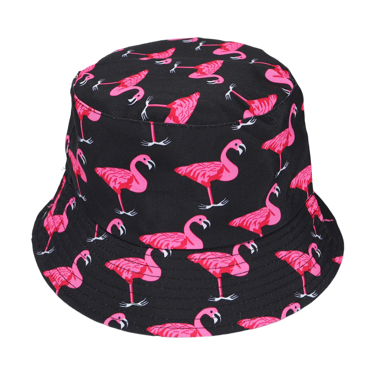 Flamingos design Bucket Hats Flamingos Pattern Sun