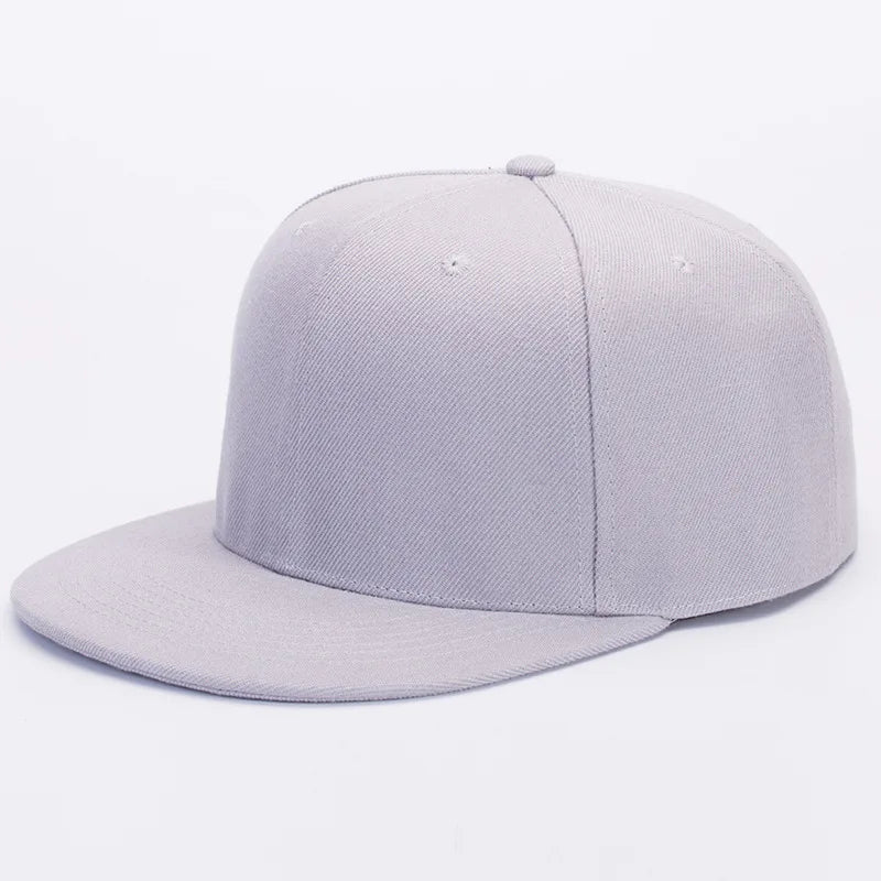 Unisex Flat Brim Snapback Hat For Men Women