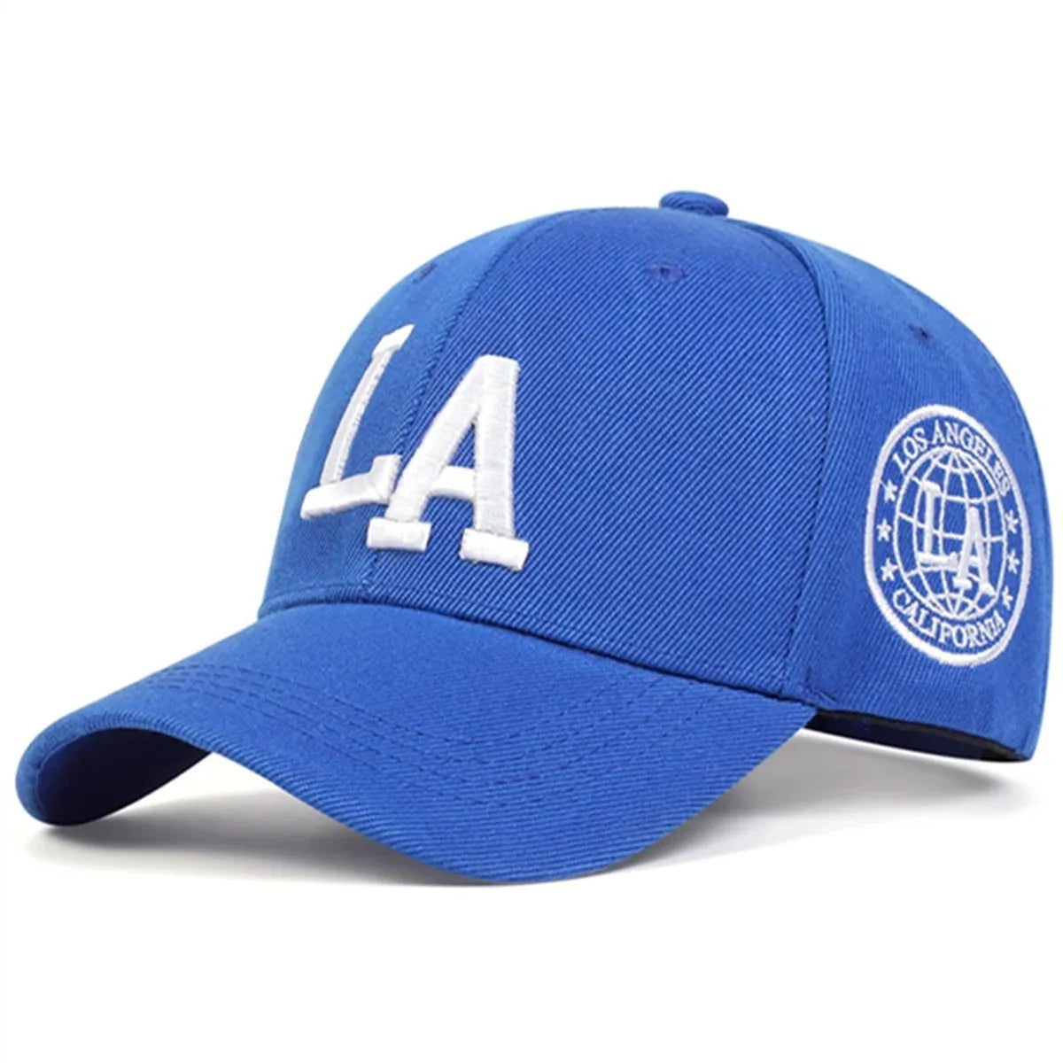 Unisex LA Letter Embroidery Baseball Caps Sunscreen Hat