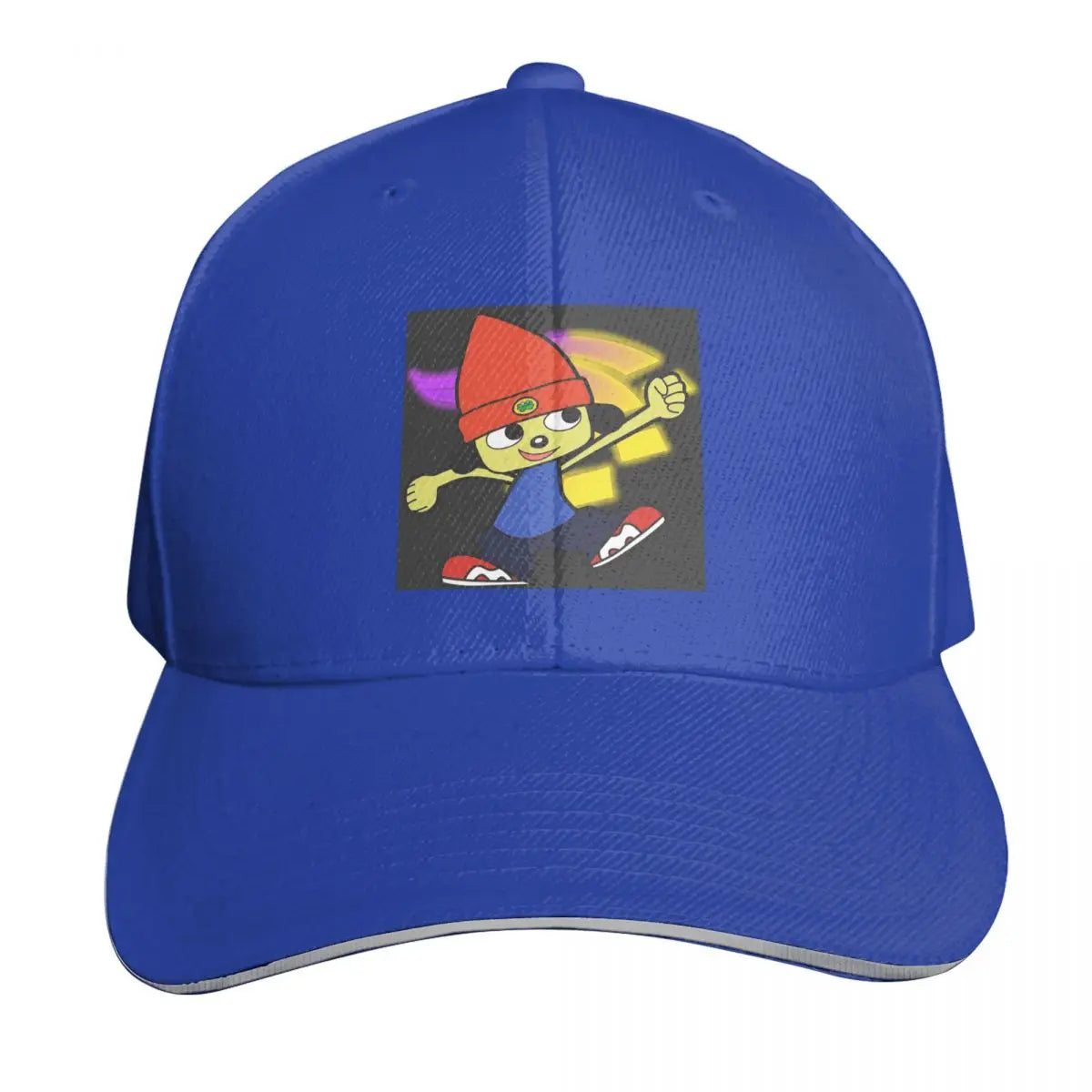Parappa The Rapper Patchc Cartoon Game Cap Fashion Casual Baseball Caps