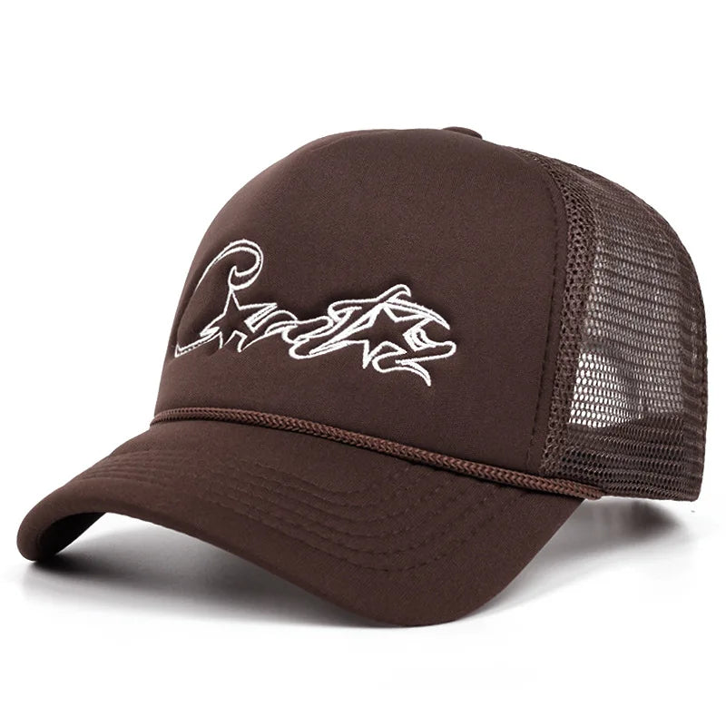 American Letter Embroidered Sun Hat Baseball Hat