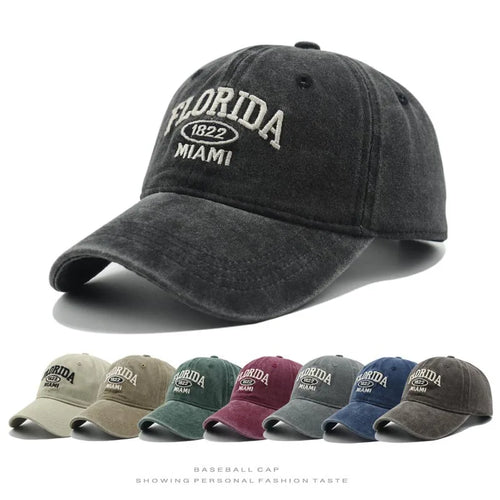 Vintage Washed Cowboy Baseball Cap