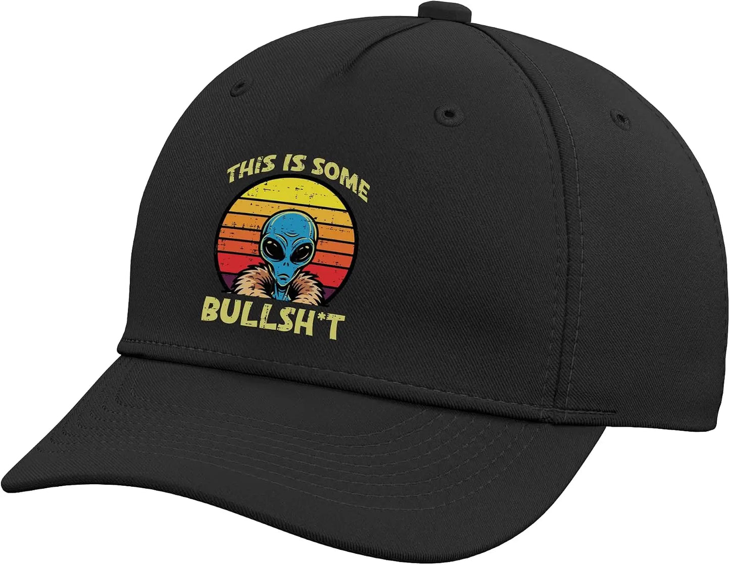Alien Jacket This Is Some Bull Funny UFO Space Baseball Cap