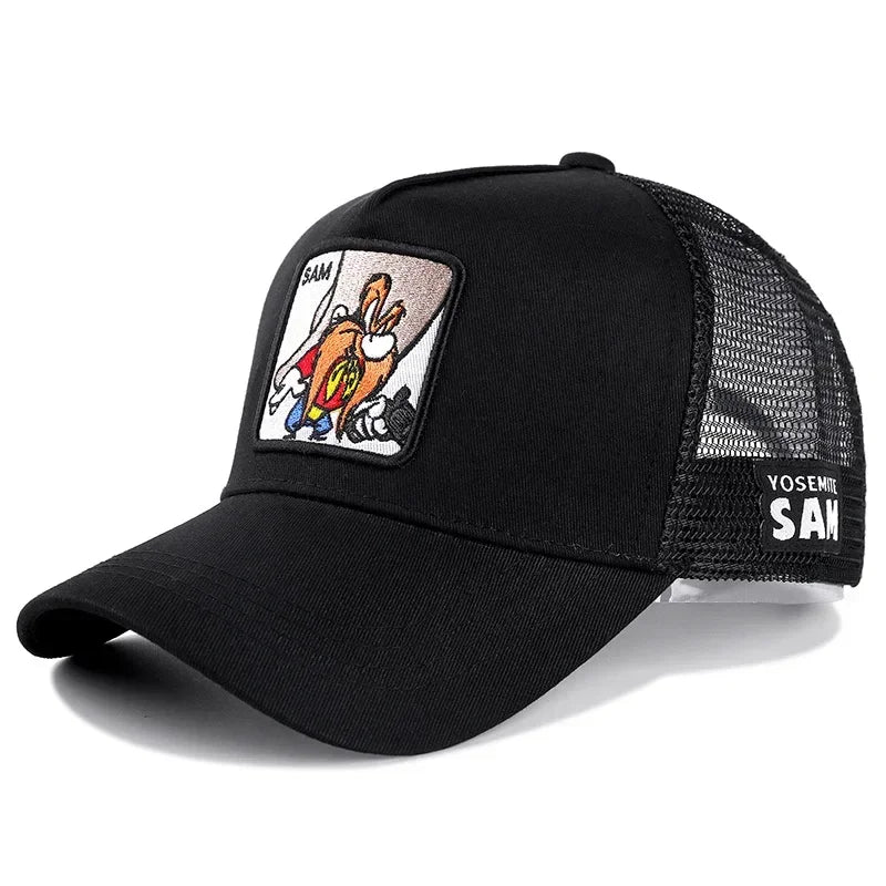 2New High Quality Brand Anime Cartoon Snapback Cotton Baseball Cap Men Women