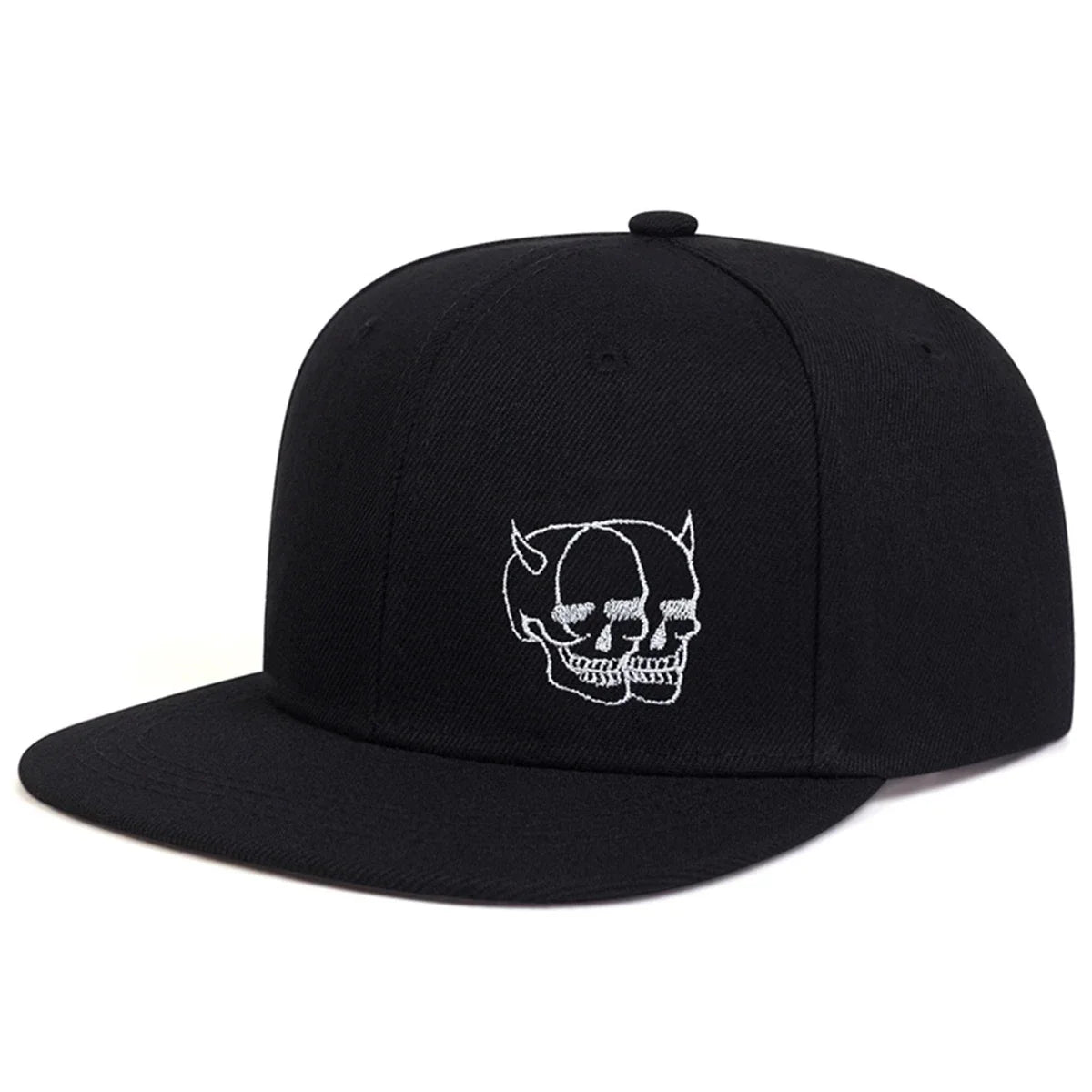 Unisex Ghost Head Skull Printed Hip-hop Hats