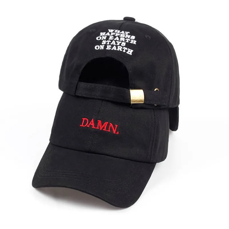 Luxury New Unisex DAMN Embroidery Baseball Caps Man Woman