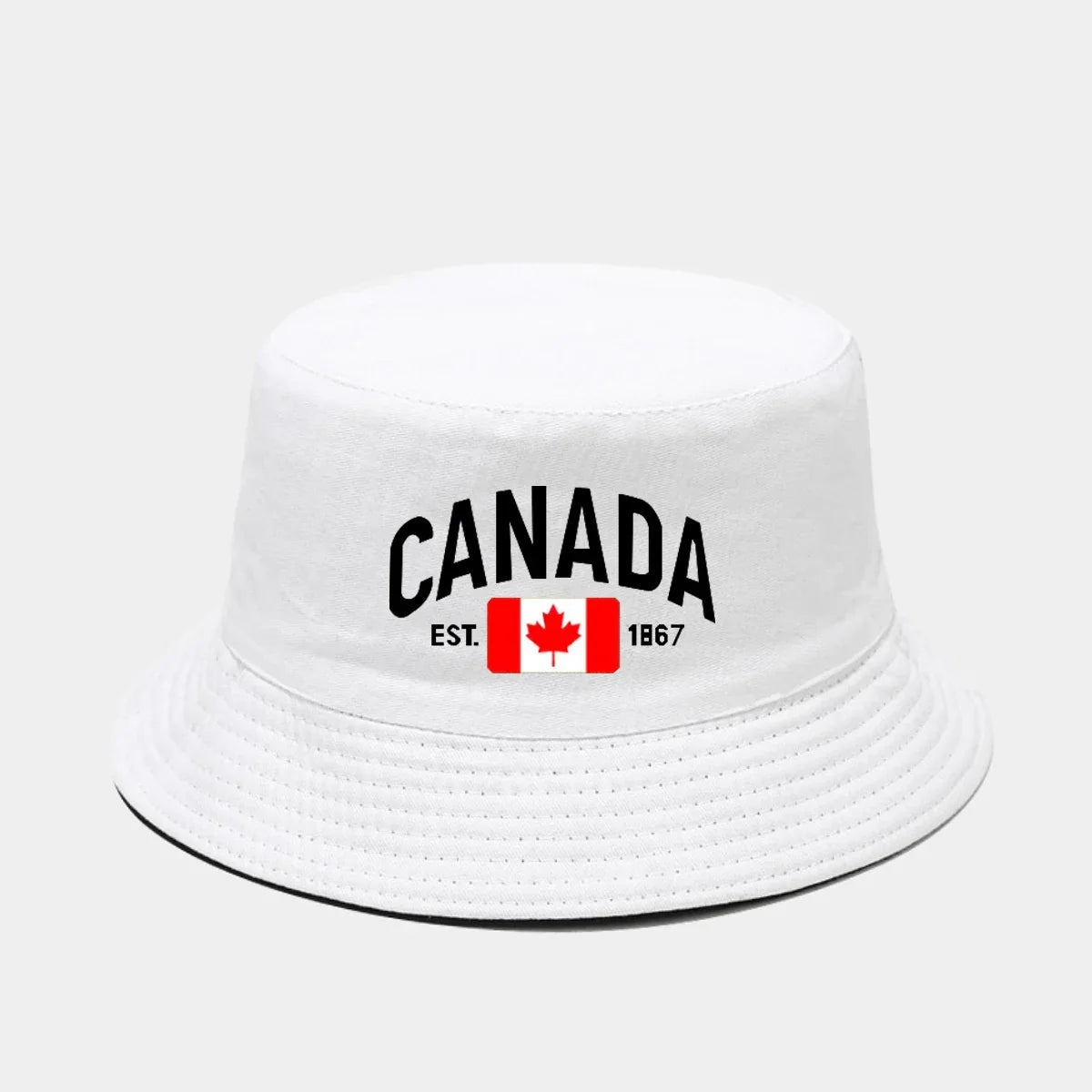 Canada Printed Bucket Hat Breathable