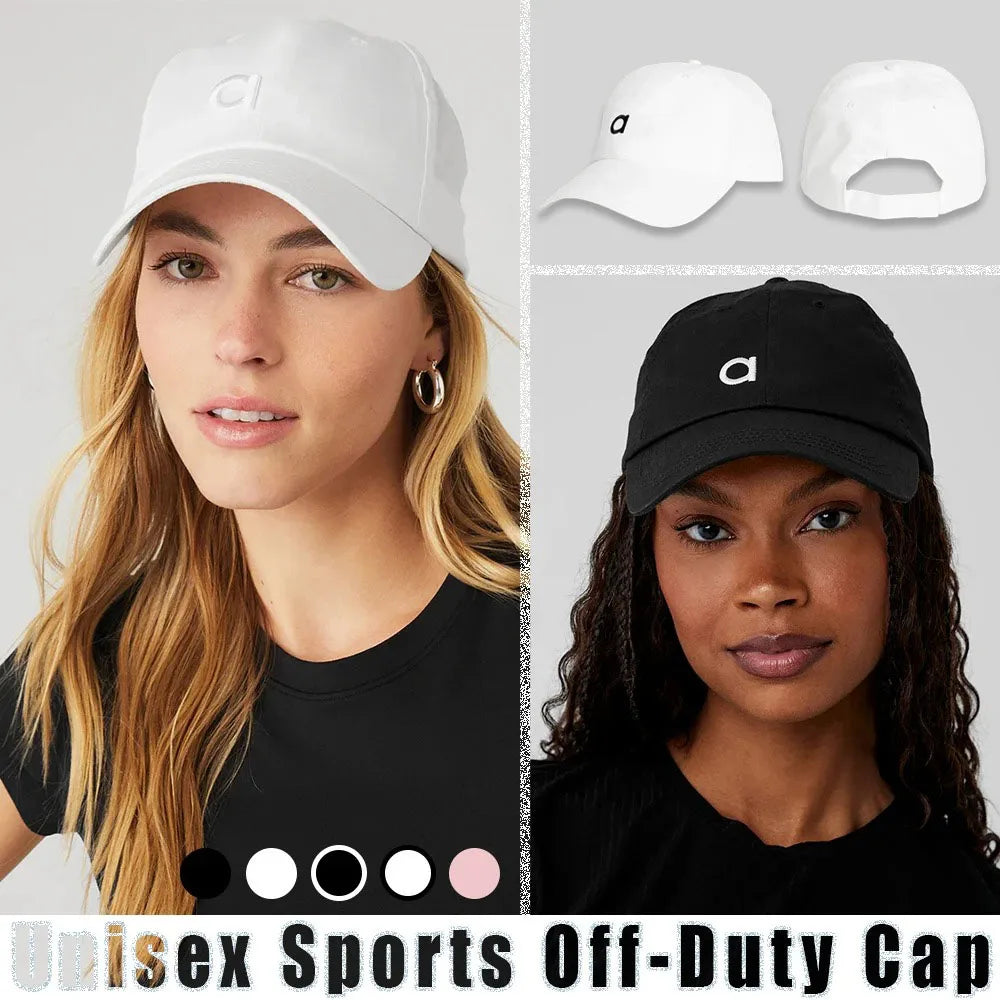 Unisex Sports Off-Duty Cap Yoga Duck Tongue Hat Summer Black White Baseball Cap