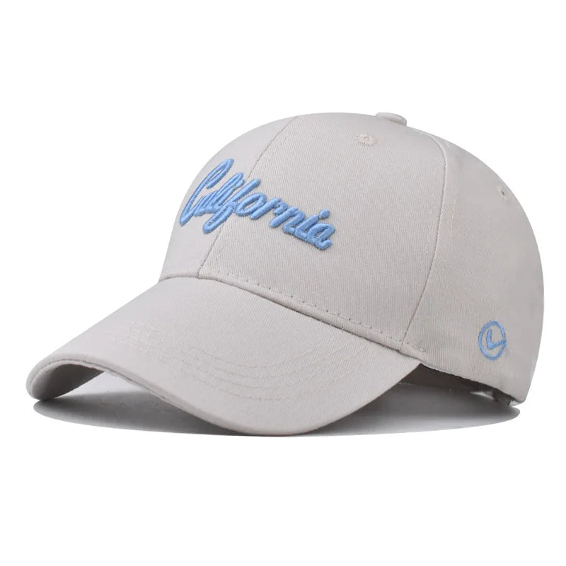 New Mens Baseball Cap 3d California Embroidery Dad Hat
